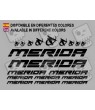 STICKER DECALS BIKE MERIDA