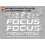 Adhesivo sticker MTB FOCUS (Producto compatible)