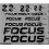 Adhesivo sticker MTB FOCUS (Producto compatible)