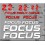 Adhesivo sticker MTB FOCUS (Producto compatible)
