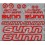 Sticker MTB bicicleta SUNN (Producto compatible)