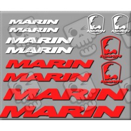 STICKER DECALS BIKE MARIN