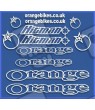 STICKER DECALS BIKE ORANGE HITMAN