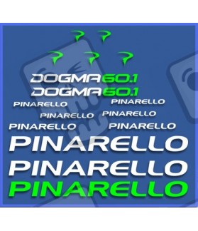 Adhesivos sticker bicicleta MTB PINARELLO DOGMA 60.1 (Producto compatible)