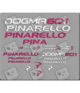 Adhesivo sticker BICICLETA MTB PINARELLO DOGMA 60.1 (Producto compatible)