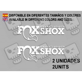 Sticker decal bike FOX RACING x2