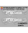 Sticker decal bike FOX RACING x2