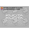 Sticker decal bike KUOTA KREDO ULTRA