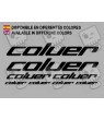Sticker decal bike COLUER