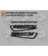 Stickers decals bike MANITOU F215