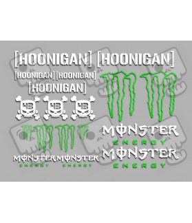 Sticker decal MONSTER ENERGY (Kompatibles Produkt)