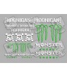 Sticker decal MONSTER ENERGY