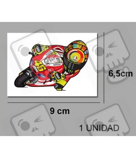 Stickers decals Motorcycle VALENTINO ROSSI (Produit compatible)