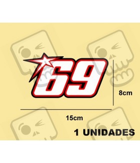Stickers decals Motorcycle NICKY HAYDEN (Compatible Product)