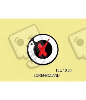 Adhesivo sticker JORGE LORENZO (Producto compatible)