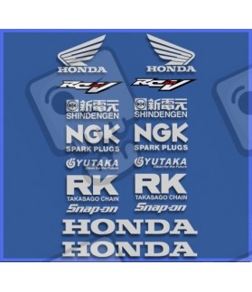 Stickers decals Motorcycle HONDA RCV