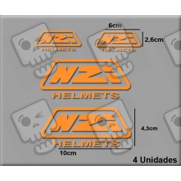  STICKERS DECALS HELMET NZI