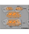 STICKERS DECALS HELMET NZI