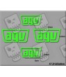  STICKERS DECALS HELMET AGV