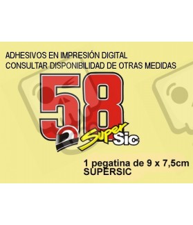 Adhesivo sticker MOTO GP MARCO SIMONCELLI (Producto compatible)