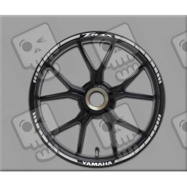 WHEEL RIMS STICKER DECAL AUFKLEBER AUTOCOLLANT VINYL ADESIVI YAMAHA T-MAX