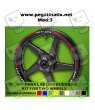 WHEEL RIMS STICKER DECAL AUFKLEBER AUTOCOLLANT VINYL ADESIVI YAMAHA MT 07