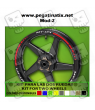 WHEEL RIMS STICKER DECAL AUFKLEBER AUTOCOLLANT VINYL ADESIVI YAMAHA MT 07