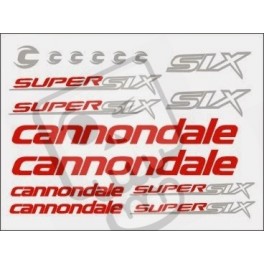 STICKER DECALS BIKE CANNONDALE SUPERSIX