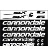 STICKER DECALS BIKE CANNONDALE SIX