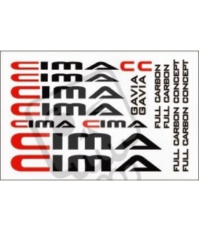 Stickers decals bike CIMA FULL CARBON (Produit compatible)