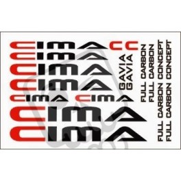 Stickers decals bike CIMA FULL CARBON
