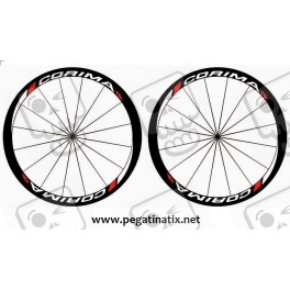 Sticker decal bike wheel rims CORIMA