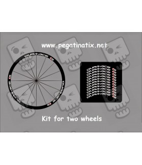 Stickers decals wheel rims DURA-ACE