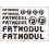 Adhesivo sticker MTB FATMODUL (Producto compatible)