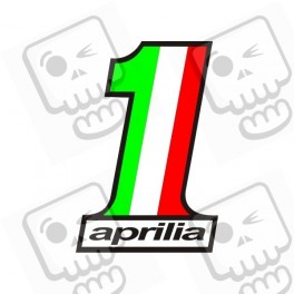 Stickers decals motorcycle APRILIA NUMBER 1