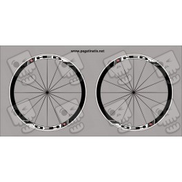 Stickers decals wheel rims HED 