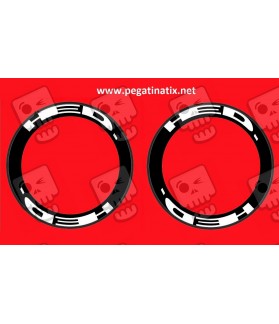Stickers decals wheel rims HED 