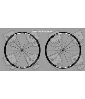 Stickers decals wheel rims HED (Produit compatible)