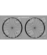 Stickers decals wheel rims HED 