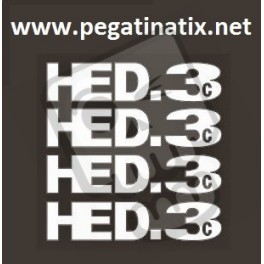Stickers decals wheel rims HED 