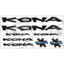 Stickers decals bike Kona