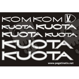 Sticker decal bike KUOTA KREDO ULTRA