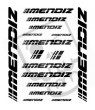 Stickers decals bike MENDIZ