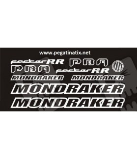 Adhesivo sticker BICICLETA MONDRAKER FACTOR RR (Producto compatible)