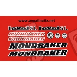 STICKER DECALS BIKE MONDRAKER LEVEL