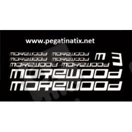 Sticker decal bike MOREWOOD 