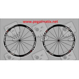 Stickers decals bike wheel rims MOST CLAW CARBON