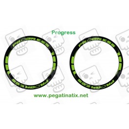 Stickers declas WHEEL RIMS PROGRESS 