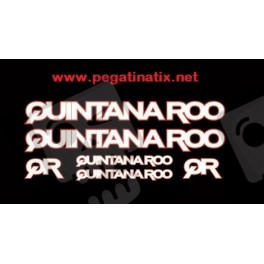 Stickers decals cycle QUINTANA ROO QR