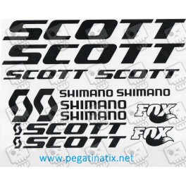 Sticker decal bike SCOTT 